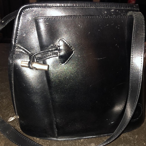 Longchamp Roseau Bamboo-toggle Cowhide Black Leather - Picture 10 of 12